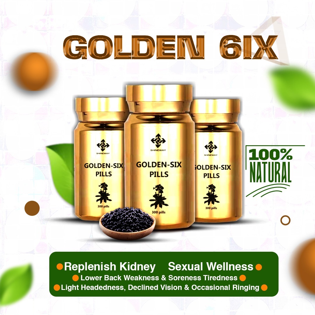 1PACKET(300 pills) GOLDEN SIX SUPPLEMENTTS