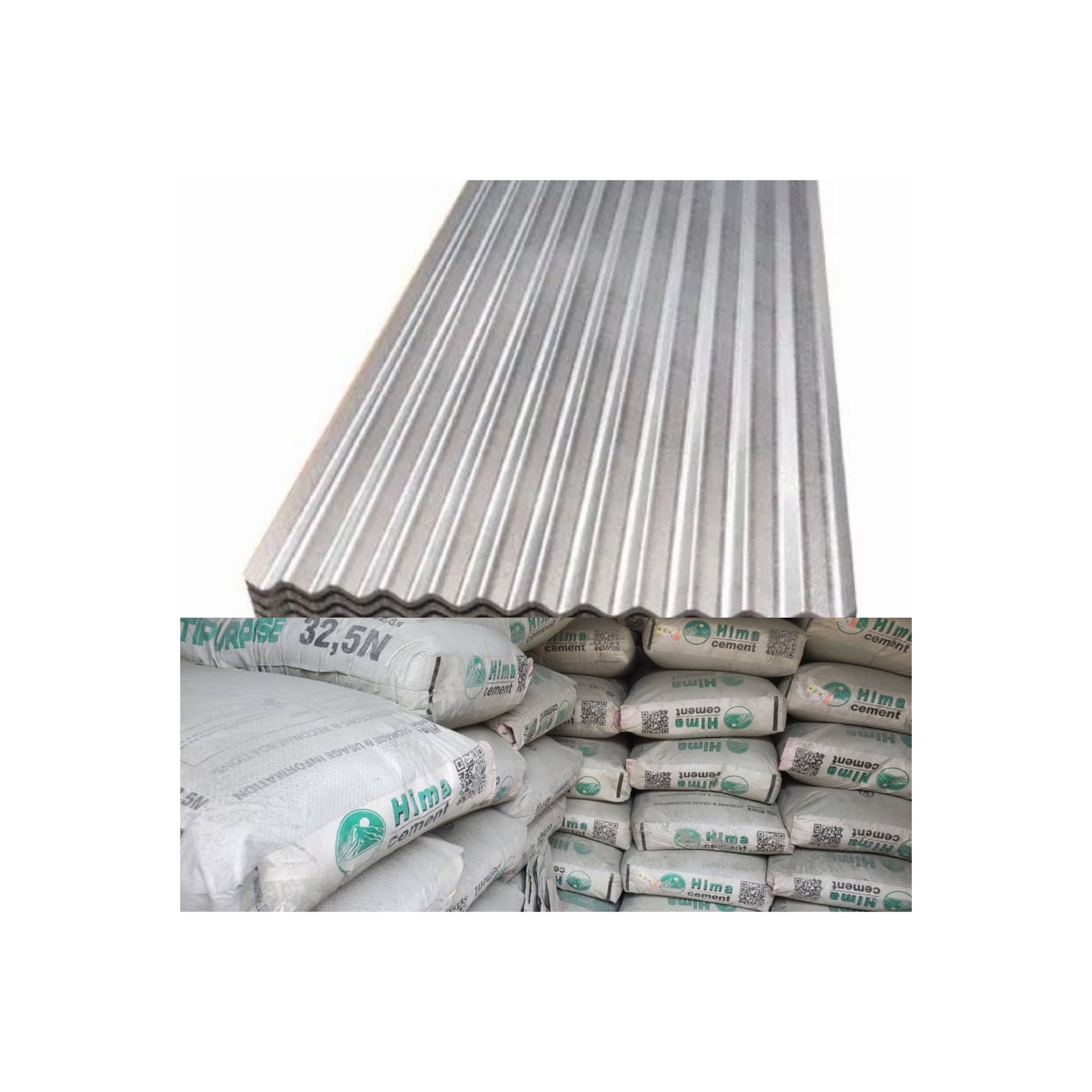 Cement and Iron sheets