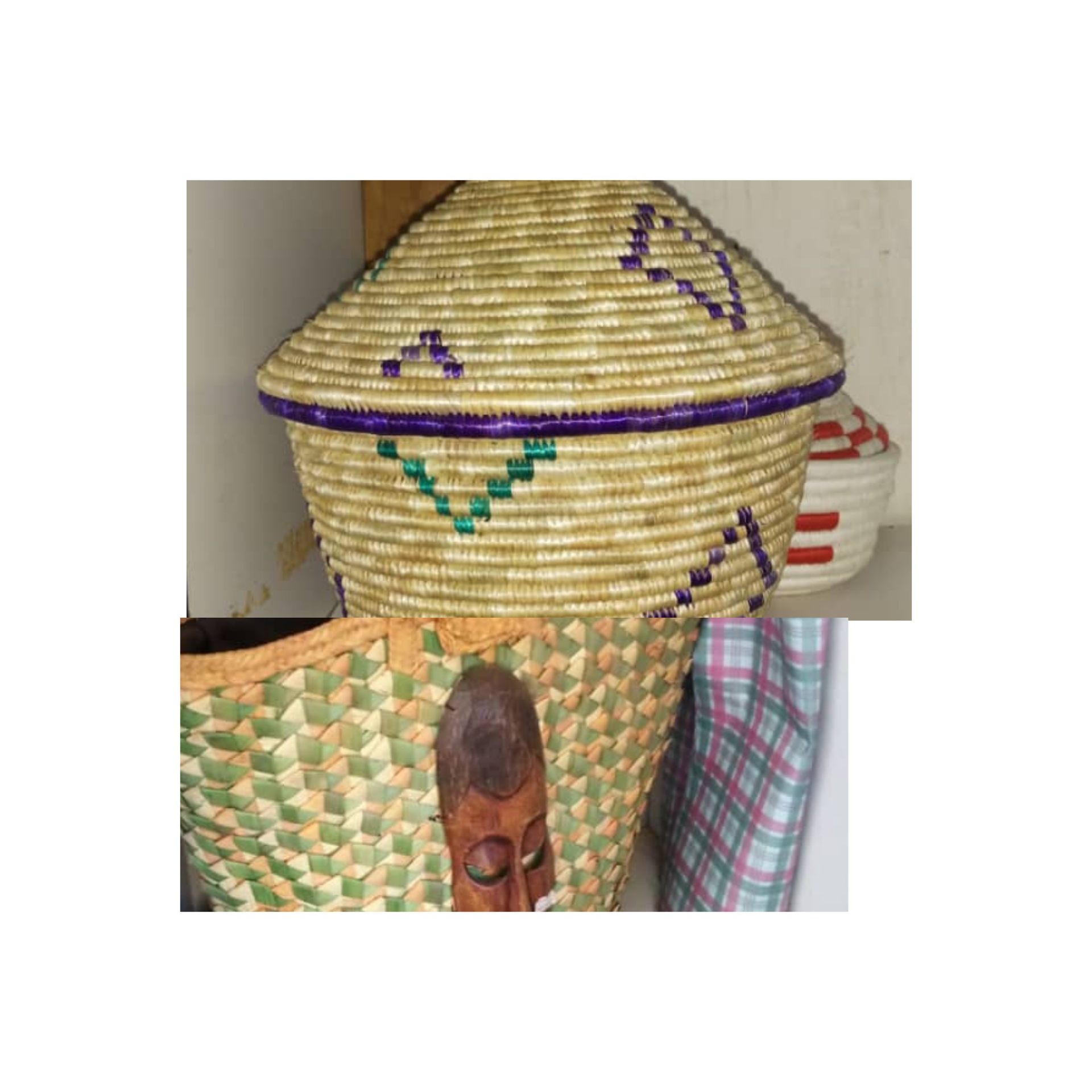 All types palm bags and palm buskets