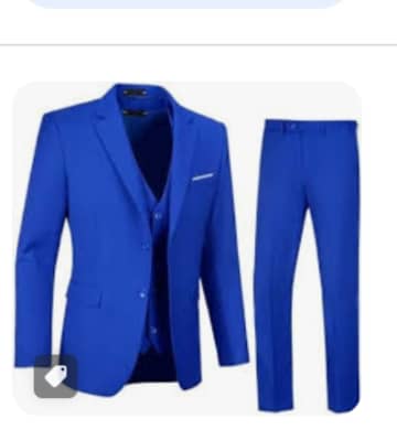 BLUE PLAIN SUIT