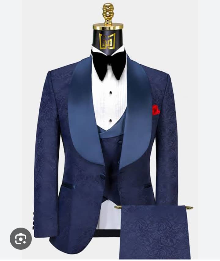 NAVEYBLUE CHECKED SUIT