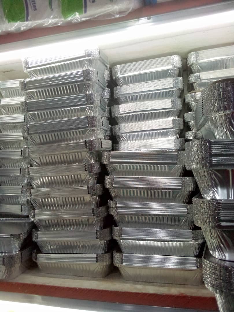 Aluminum foil containers