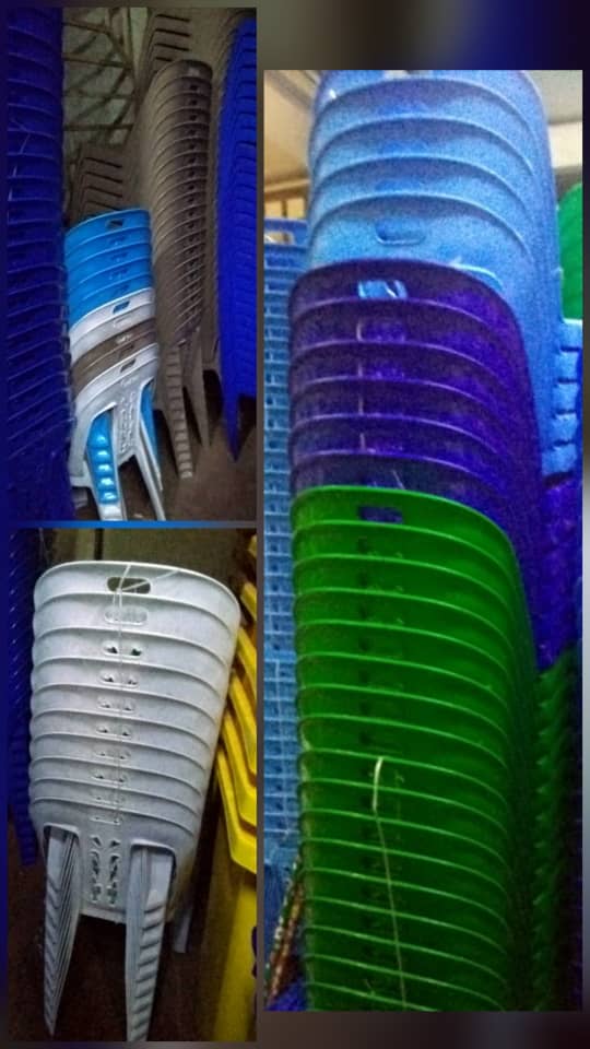 Plastic chairs