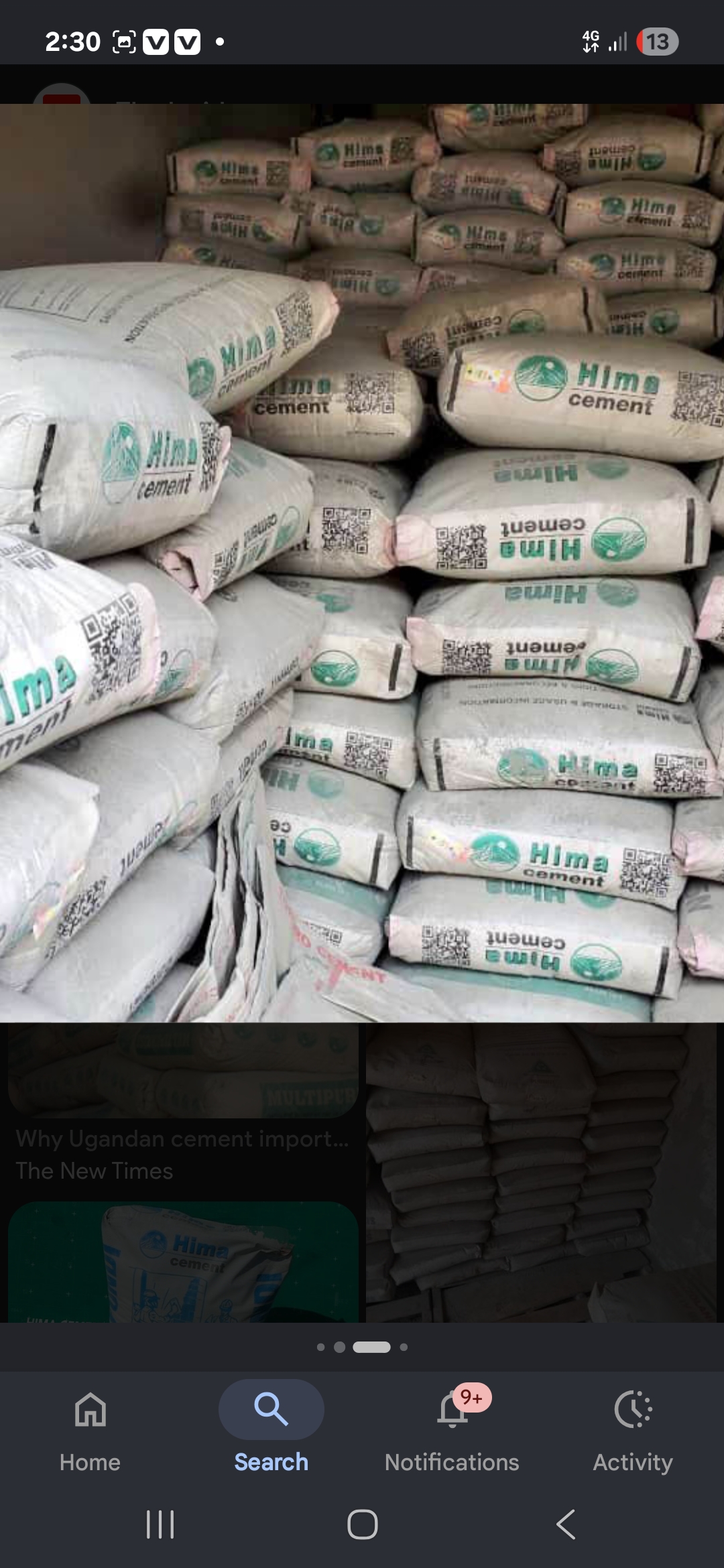 1000 Bags of Hima cement
