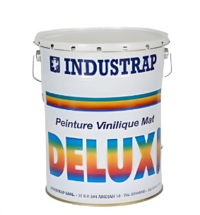PACK DE 10 POTS de Peinture vinylique DELUX à eau  (30Kg x10) intérieur/extérieur