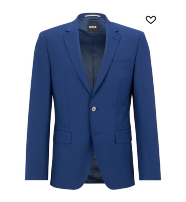 Navy blue plain suit