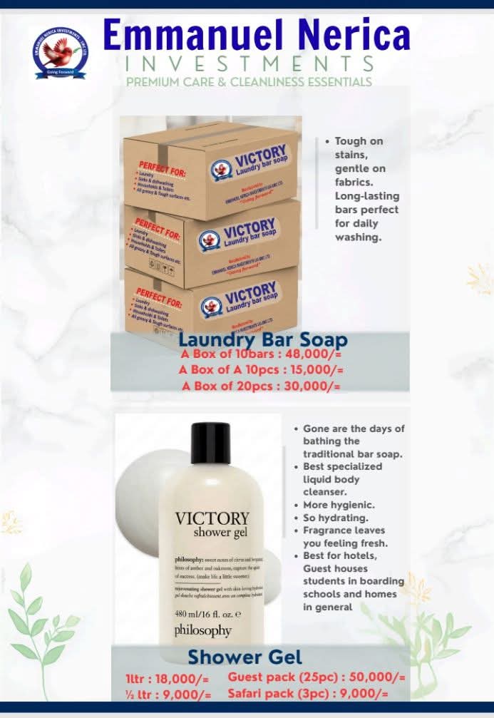 LAUNDRY BAR SOAP & SHOWER GEL
