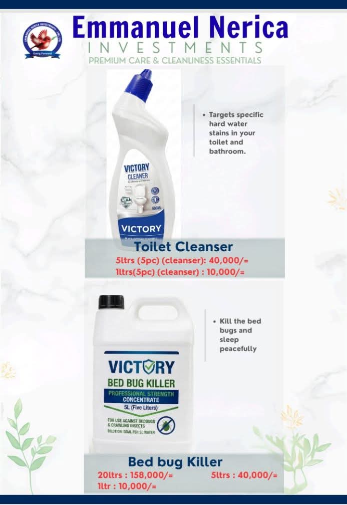 TOILET CLEANSER & BEDBUG KILLER