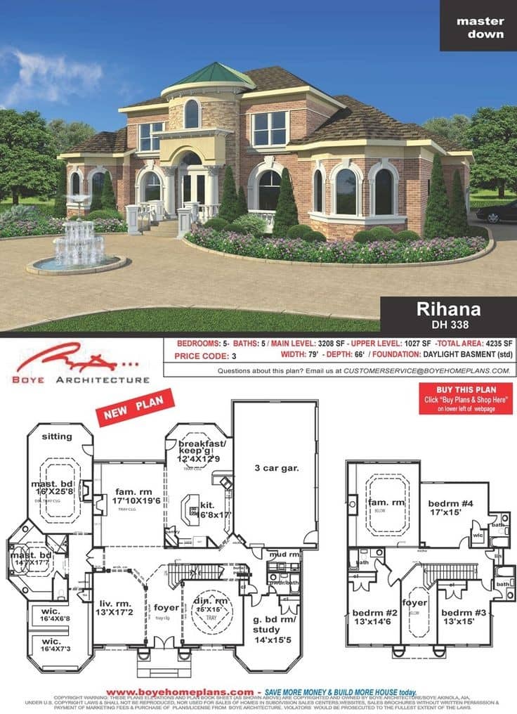 A Five bedroom house