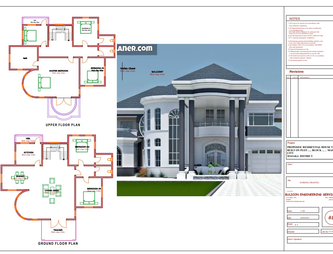 A Six bedroom house