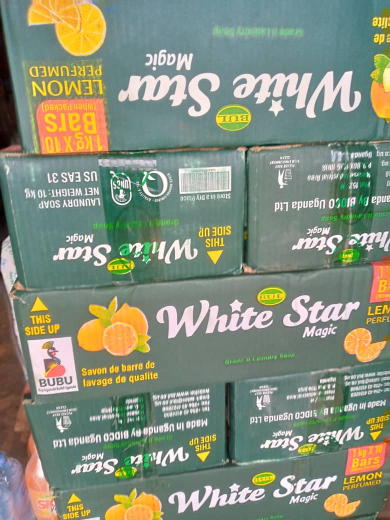 A package of white star laundry soap