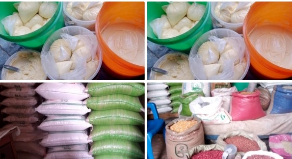 A package of home use and food products