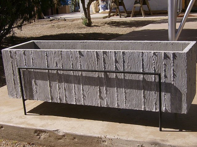 Concrete Planters (1.2m x 50cm)  with steel stand