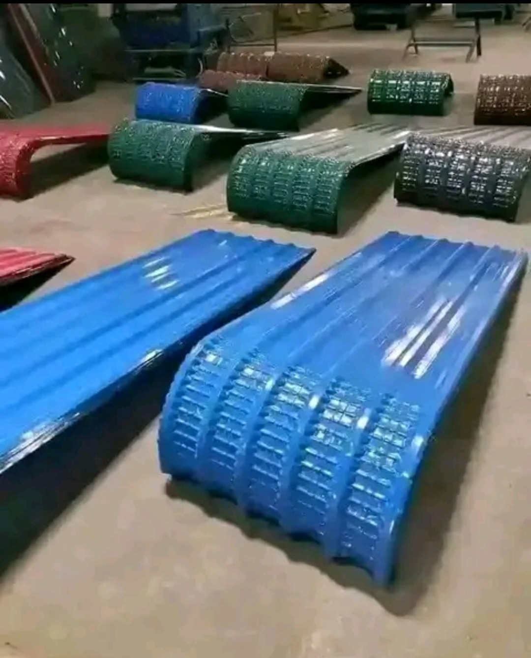 100 Bullnose sheets/ shade sheets