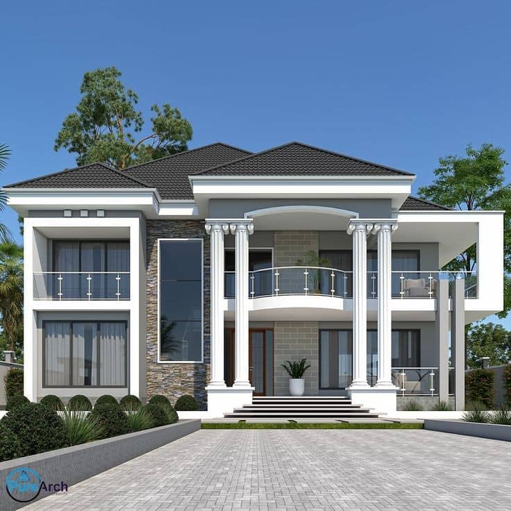 A Six bedroom house