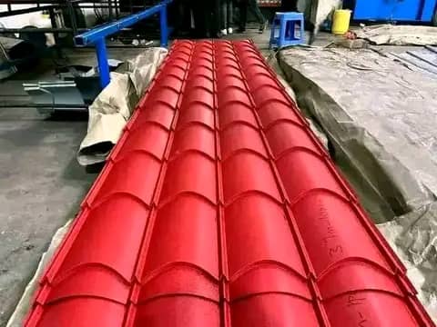 350 pieces of Romantile Iron sheets