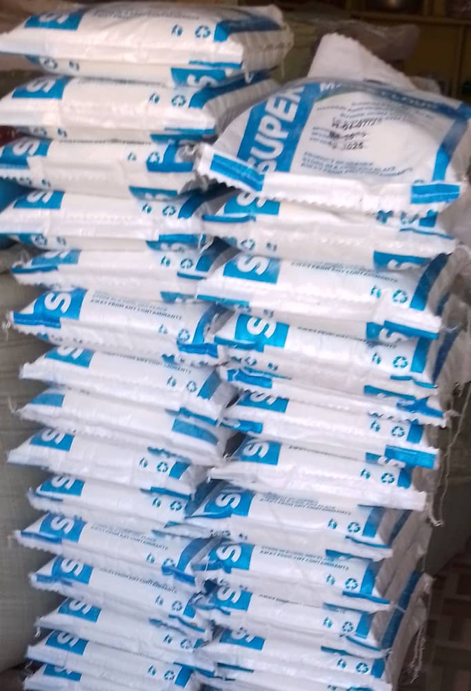 50  BAGS OF MAIZE FLOOR/ POSHO(EACH 25KGS)