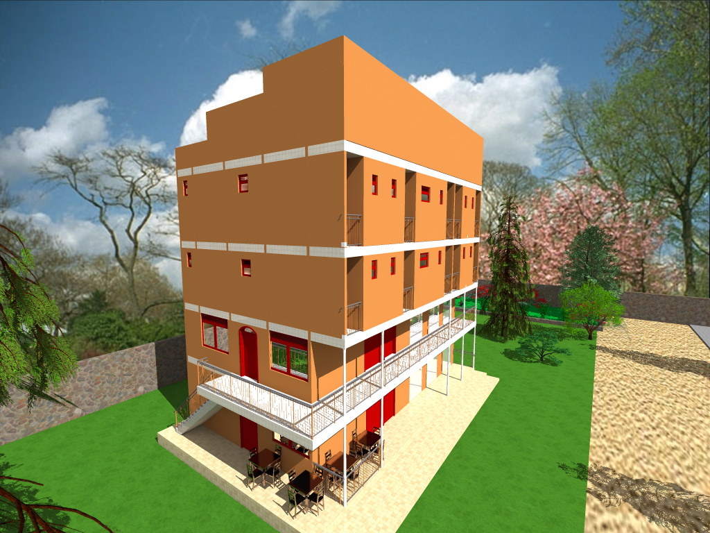 4 level commercial building
