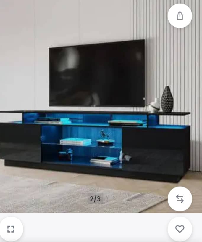 Wooden TV stand for living room