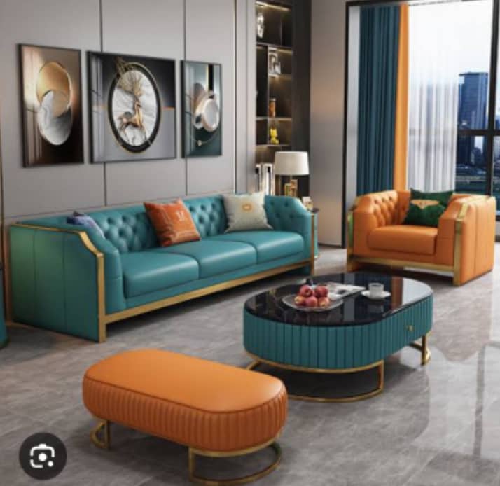 A set of sofa chairs for sitting room
