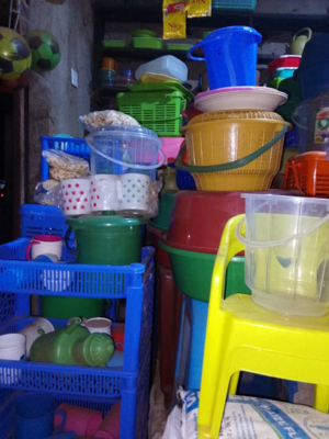 A collection of  household items